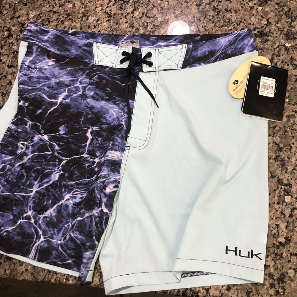 Huk swim shorts brand new with tags